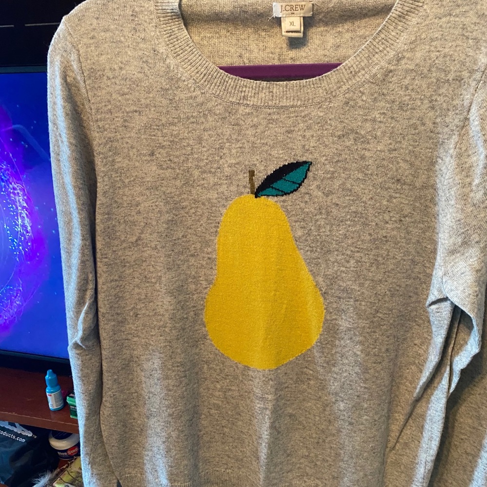 J. Crew pear sweater